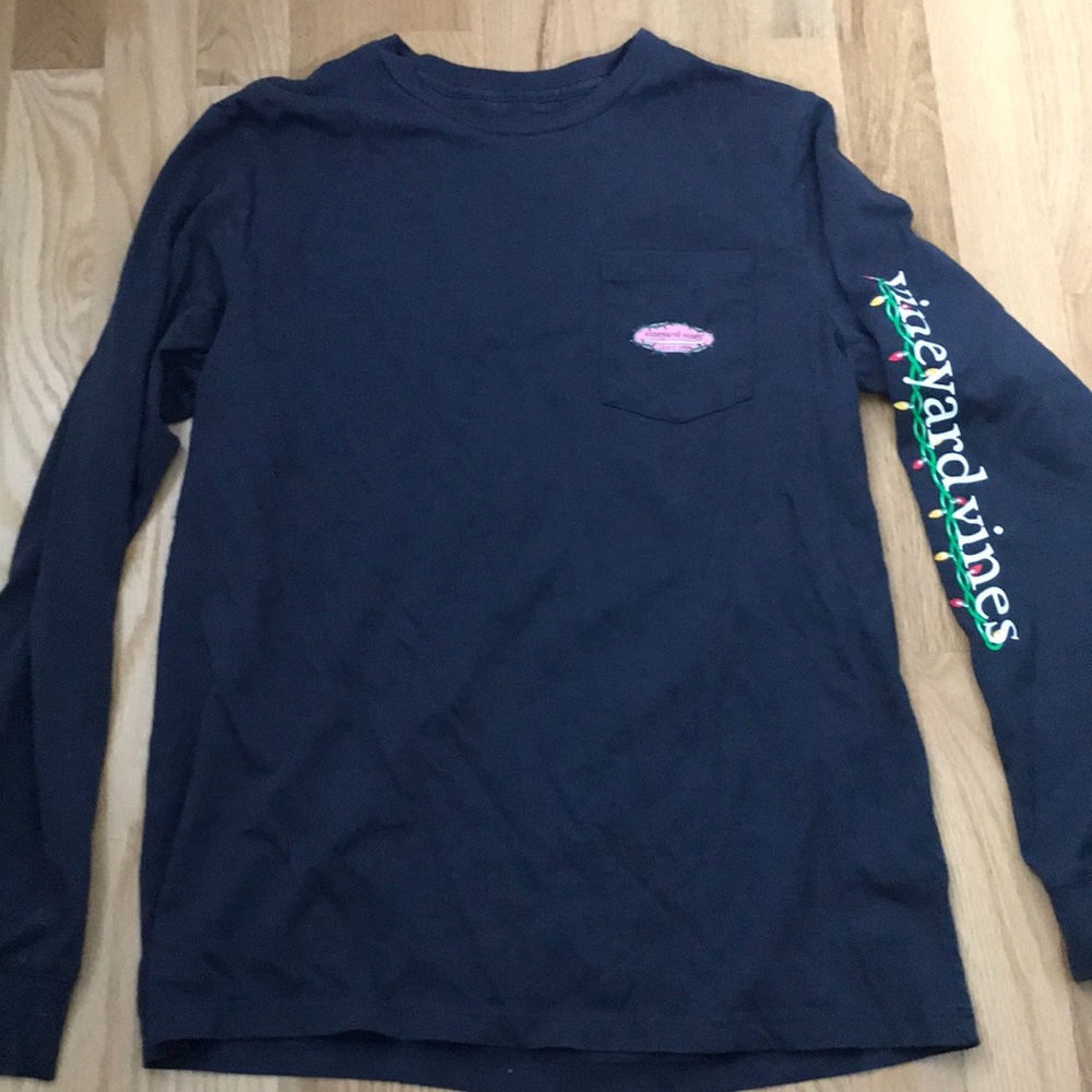Vineyard vines long sleeve holiday shirt new L